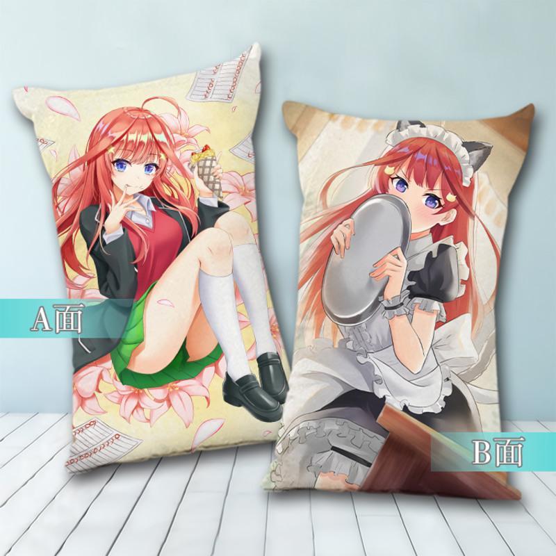 花睡神坐垫五等分的花嫁新娘动漫抱枕半身靠枕中野三玖五月周边二次元抱枕花睡神 价格图片品牌报价 苏宁易购诚宇家纺专营店