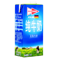 德国原装进口 德悠 全脂纯牛奶 高钙 1L*2盒