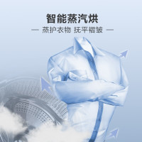 海尔(Haier)滚筒洗衣机全自动 智能投放 蒸汽除菌10KG洗烘一体变频