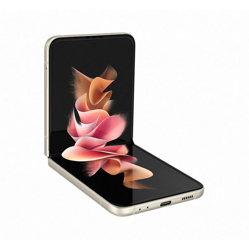 三星 SAMSUNG Galaxy Z Flip4 5G 折叠屏 韩版 移动联通电信全网通5G 8GB+512GB 金色 繁樱花园