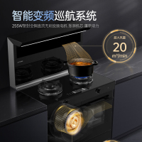 [专利技术]AOTIN/奥田 WZKD3S-SD黑色家用双胆独立集成灶 家用环保灶一体灶 液化气