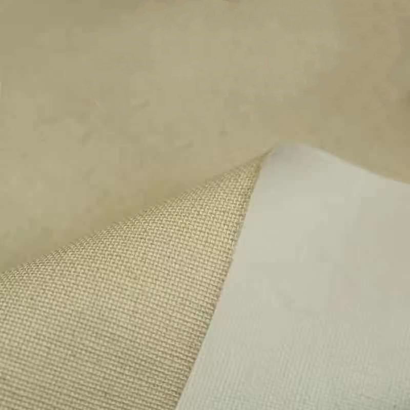 油画布亚麻混纺细纹涂层棉画布油画画布中纹粗纹百喜图用布