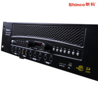 新科/Shinco DK-8450大功率专业舞台KTV四通道会议发烧700W功放机带USB和SD插口 双话筒接入