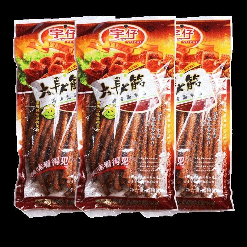 童年辣条长条宇仔大长今辣条大长筋儿时怀旧长面筋一毛一根辣条 大长筋210g*1袋-R73