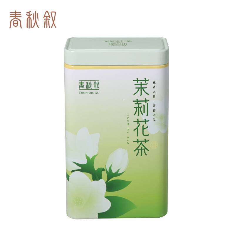 春秋叙 茉莉花茶绿罐 250g/罐高清大图