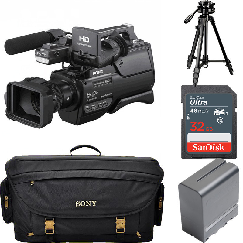索尼(SONY) HXR-MC2500（32GSD卡+包+电池+三脚架）肩扛式高清数码摄像机 约659万像素 3英寸屏