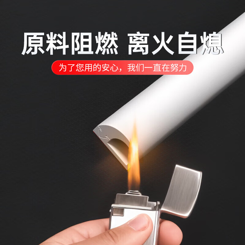 猎邺 隐形线槽FTTR线槽明线走线槽网线走线神器侧面开口15*10mm 白色 3米高清大图