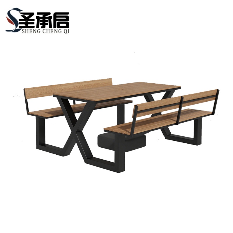 圣承启 户外桌椅 160cm 套高清大图