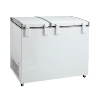 美的（Midea）BCD-200DKM(E) 200升 冰柜家用商用 冰柜小型家用 双温 卧式冷柜顶开门 节能冰柜大冷柜