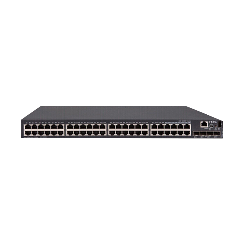 华三(H3C)S5500V2-54S-EI 48口千兆三层网管企业级网络核心交换机 万兆上行