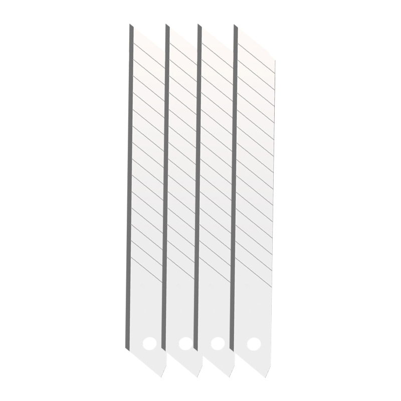 凯圣蓝 MGD-DP4 便捷美工刀片 红银相间款 10片/盒高清大图