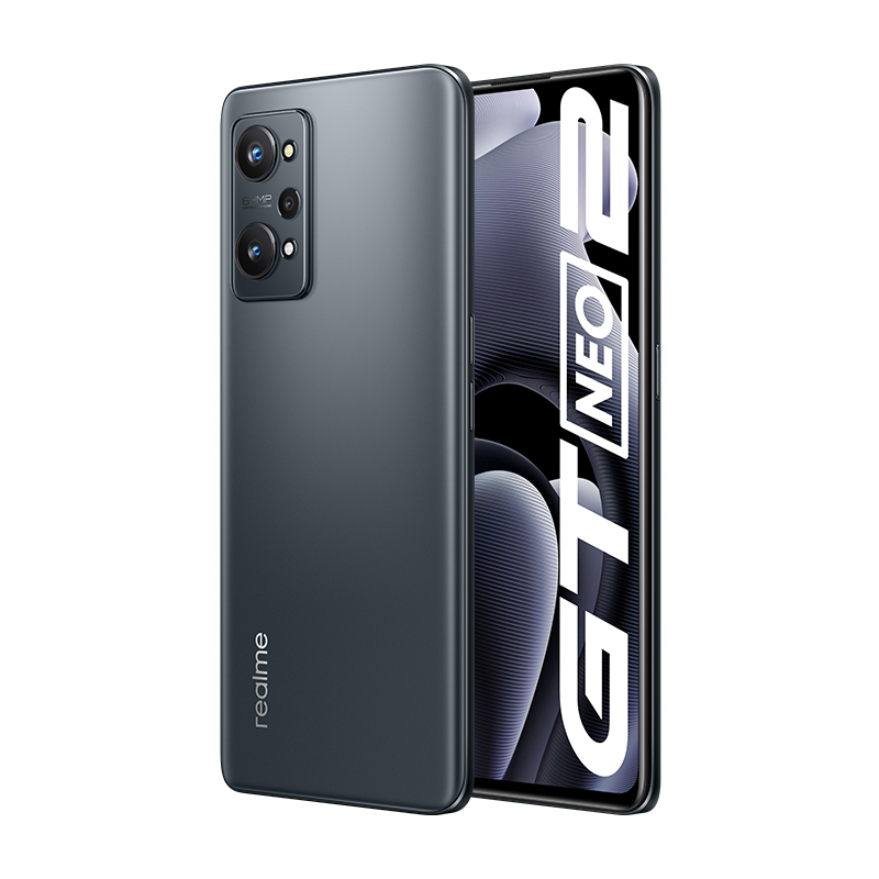 realme 真我GT Neo2 5G手机 8GB+256GB 影黑 骁龙870旗舰处理器 120Hz AMOLED E4旗舰屏 5000mAh超大电量 65W智慧闪充