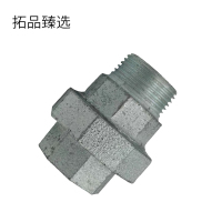 拓品臻选 铁连体活接 反DN20 个