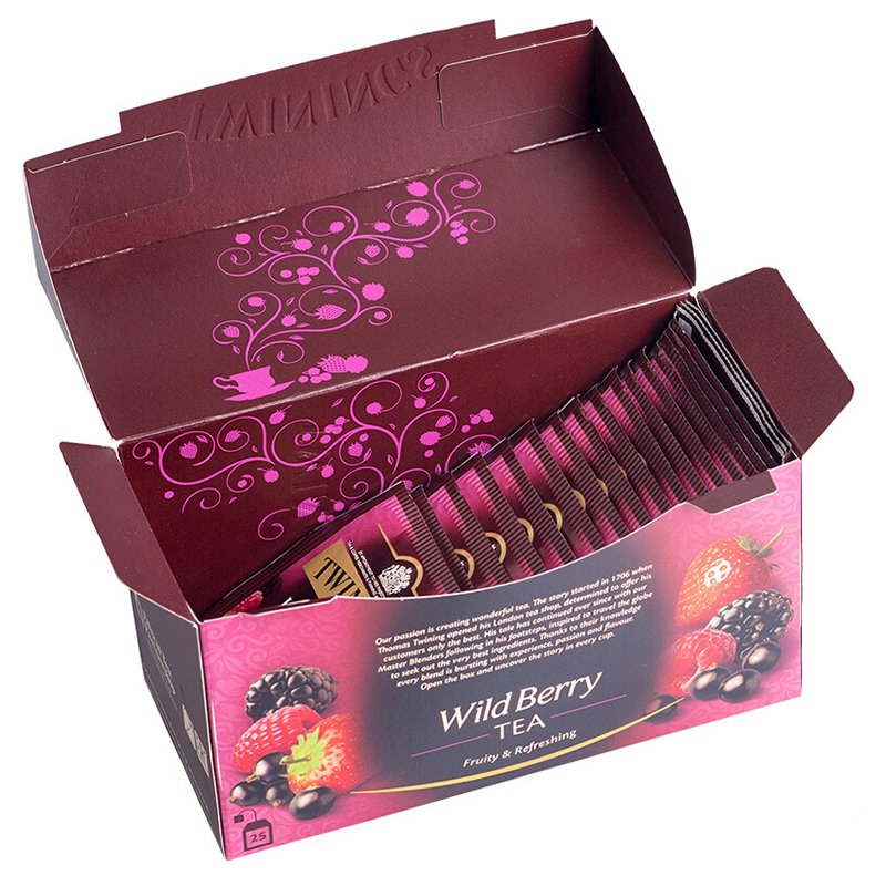 英国川宁(TWININGS) 波 兰进口茶叶袋泡茶包综合野莓果香红茶 25包*2g