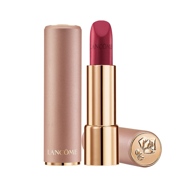 兰蔻（LANCOME）菁纯柔雾哑光唇膏丝绒顺滑兰蔻粉金888小野梅 3.4g