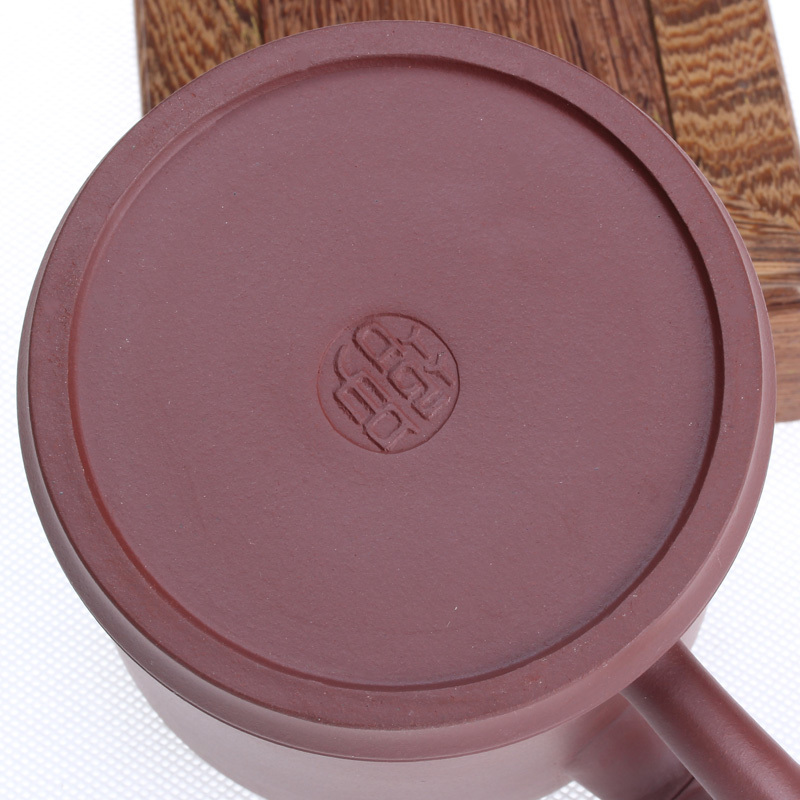 [子冶]高风亮节 圆竹 刻绘 紫砂杯 茶杯 宜兴紫砂壶 手工 茶具正品