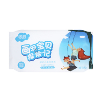 卿靓 婴儿专用手口超柔软湿巾 60抽 萃取海藻精华滋润亲肤 6包起购