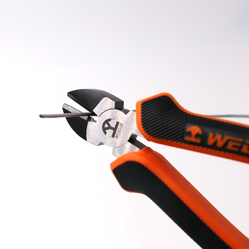 维度(WEDO)WD353-08 德式斜口钳 铬钒钢 8寸 斜嘴钳 电工剥钳高清大图