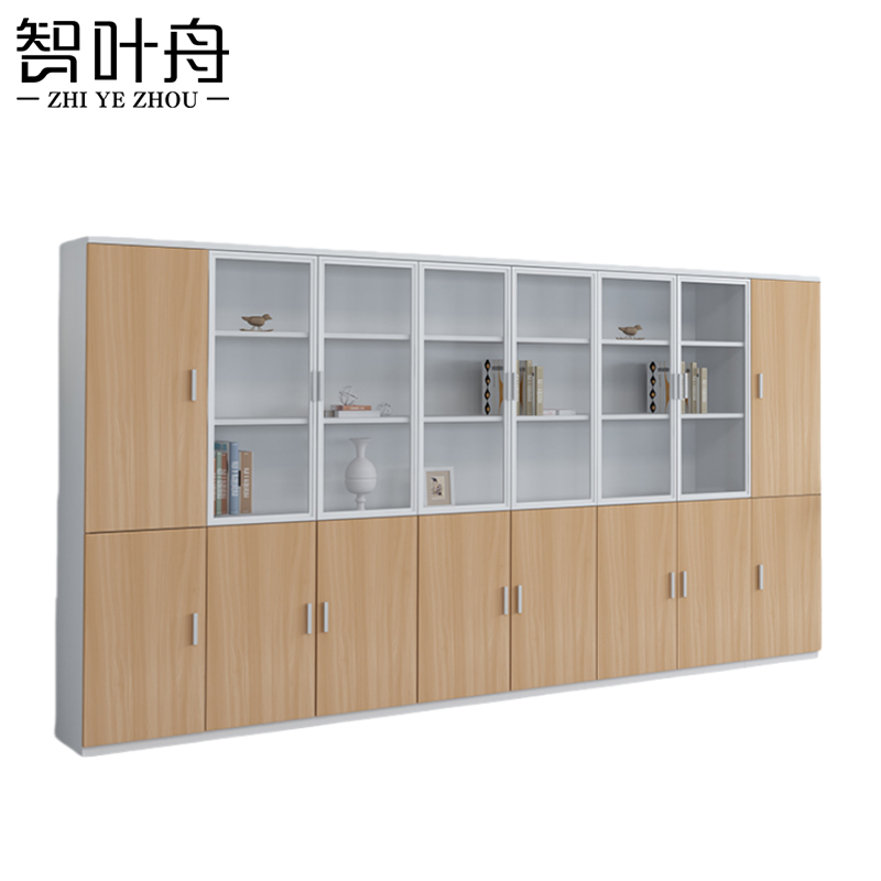 智叶舟资料文件柜八门320*40*200cm台高清大图