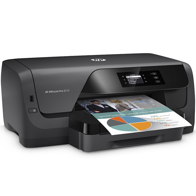 惠普 OfficeJet Pro 8210A彩色喷墨打印机 无线/有限直连 自动双面 代替8100 标配