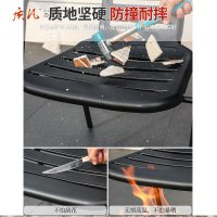 质凡户外庭院卓椅防水防晒简约室外露台阳台休闲卓椅一桌四椅