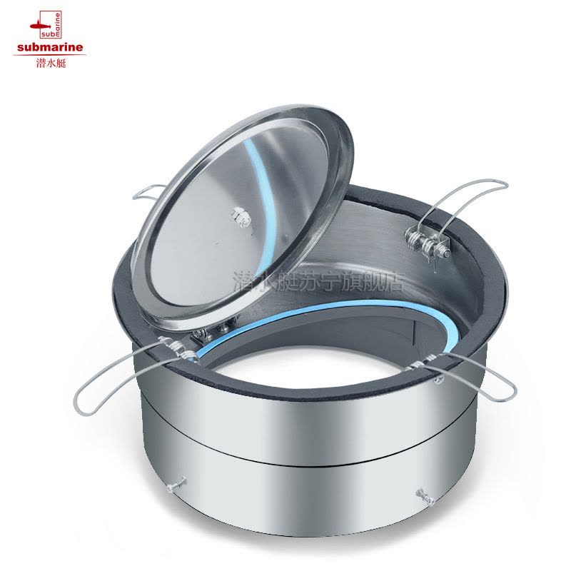 潜水艇止逆阀A160G不锈钢厨房止逆阀单向阀烟道防火逆止阀止回阀旗舰店正品图片