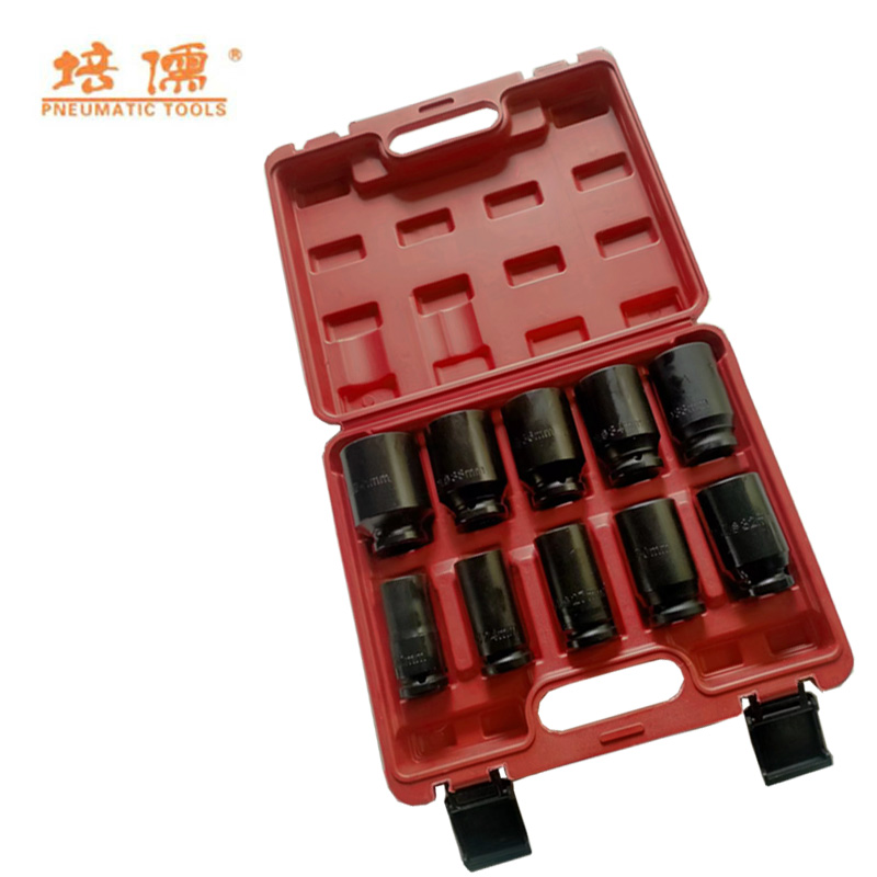 培儒 1“加长六角套筒10件套组合套装 PR-1-10 (单位:套)高清大图