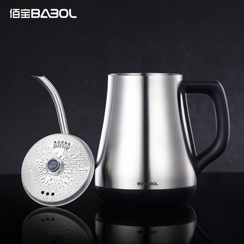 Babol/佰宝DCH-803电子茶炉恒温电热烧水壶家用自动断电办公室煮茶不锈钢国产温控器底盘加热