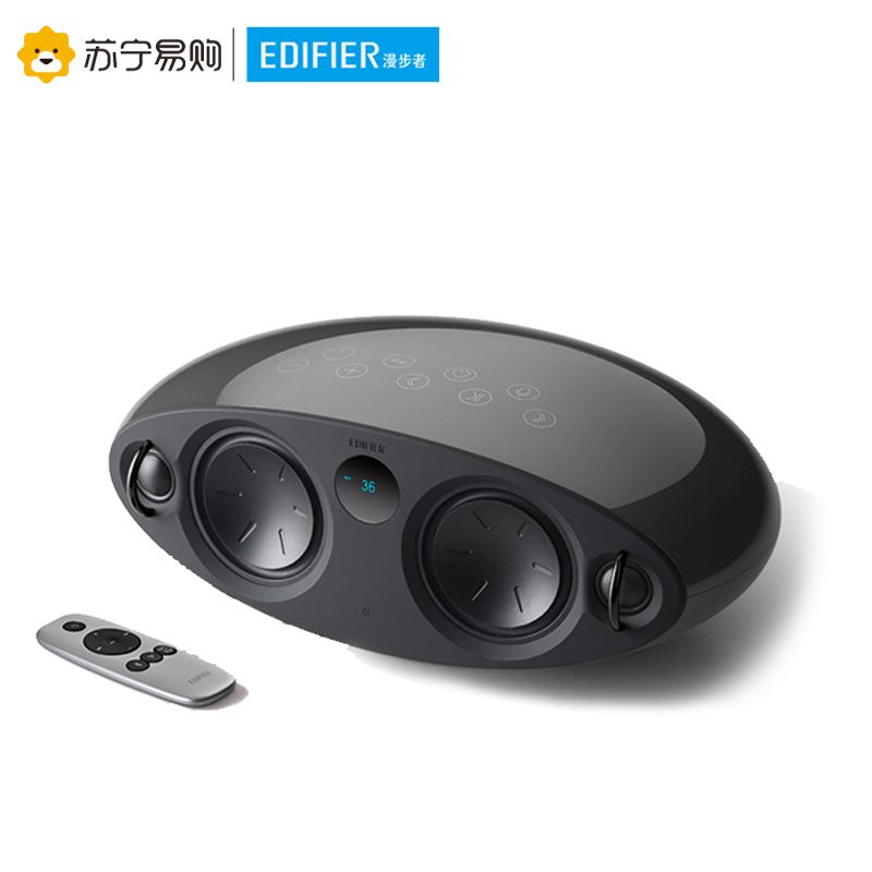 Edifier/漫步者 MA5 便携式一体机声控其他声道智能WIFI网络音响光纤无线蓝牙桌面音箱 黑色