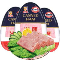 上海梅林火腿罐头454g*2罐早餐三明治猪肉火腿午餐肉火锅户外即食 午餐肉