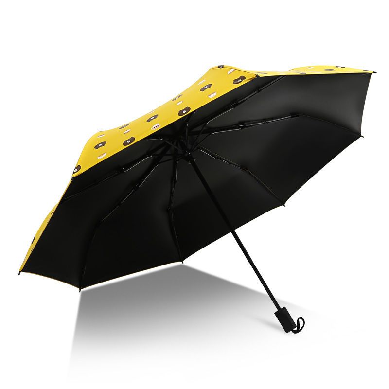 迷你五折伞超强防晒伞超轻便携五折伞三折伞防紫外线晴雨两用