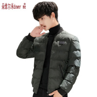 朵维尔米（dower me）年男士棉衣中长款外套青年潮流冬季羽绒棉服加厚棉袄