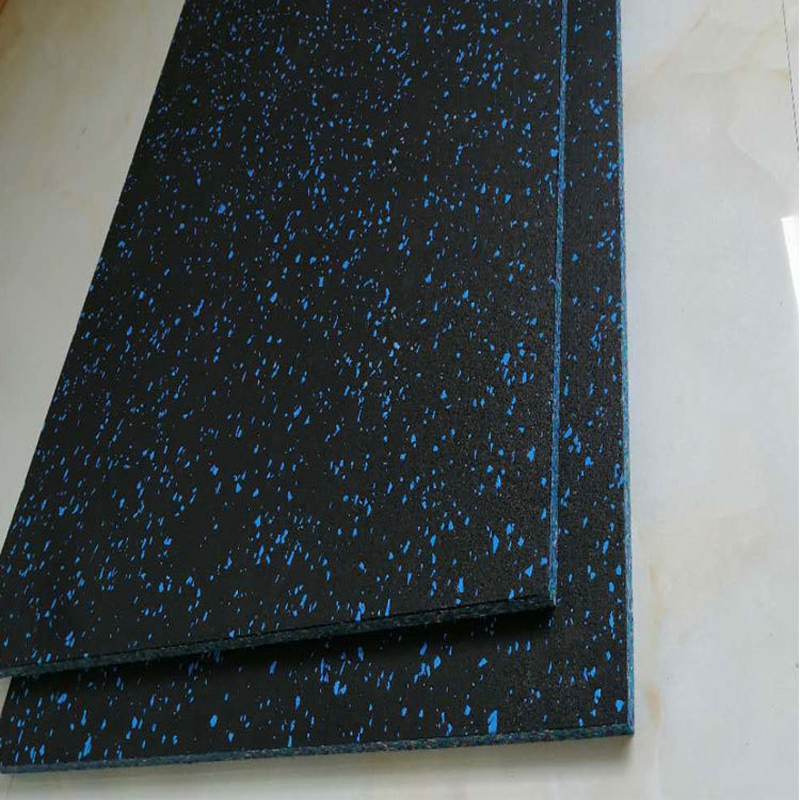 健身房橡胶地垫 拼接隔音减震健身器材 缓冲epdm复合橡胶无味地垫(100