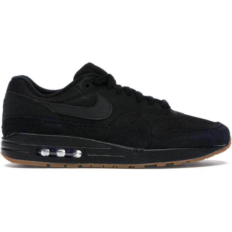 限量耐克nike舒适透气缓震airmax1城市黑色时尚运动跑鞋男ah8145007