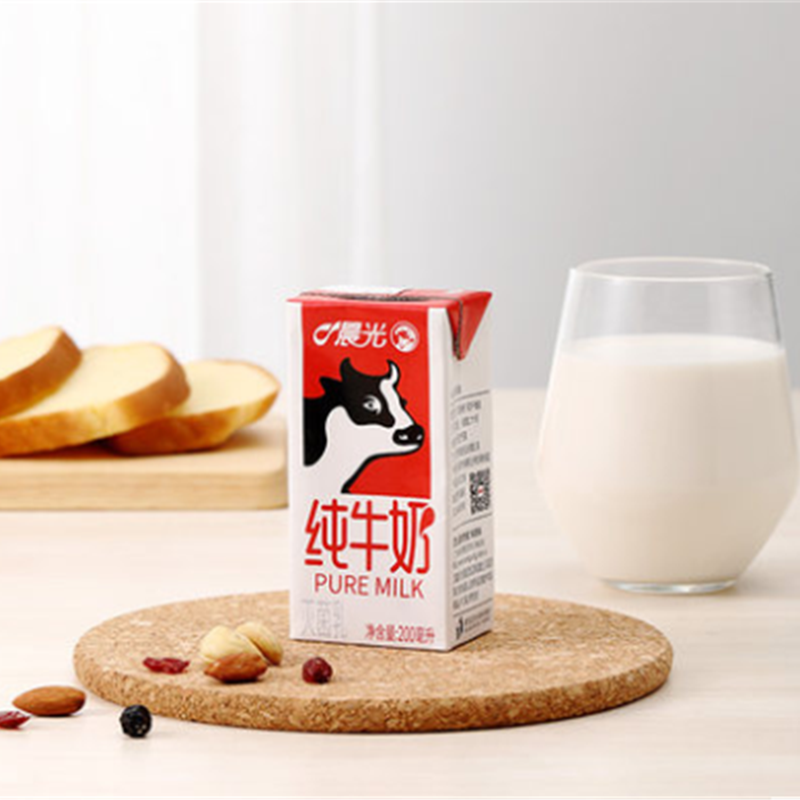 晨光 纯牛奶200ml/12盒