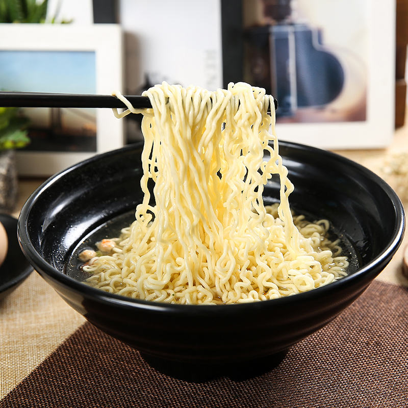 康师傅 方便面 经典鲜虾鱼板袋面98g*24 泡面整箱速食 方便食品高清大图