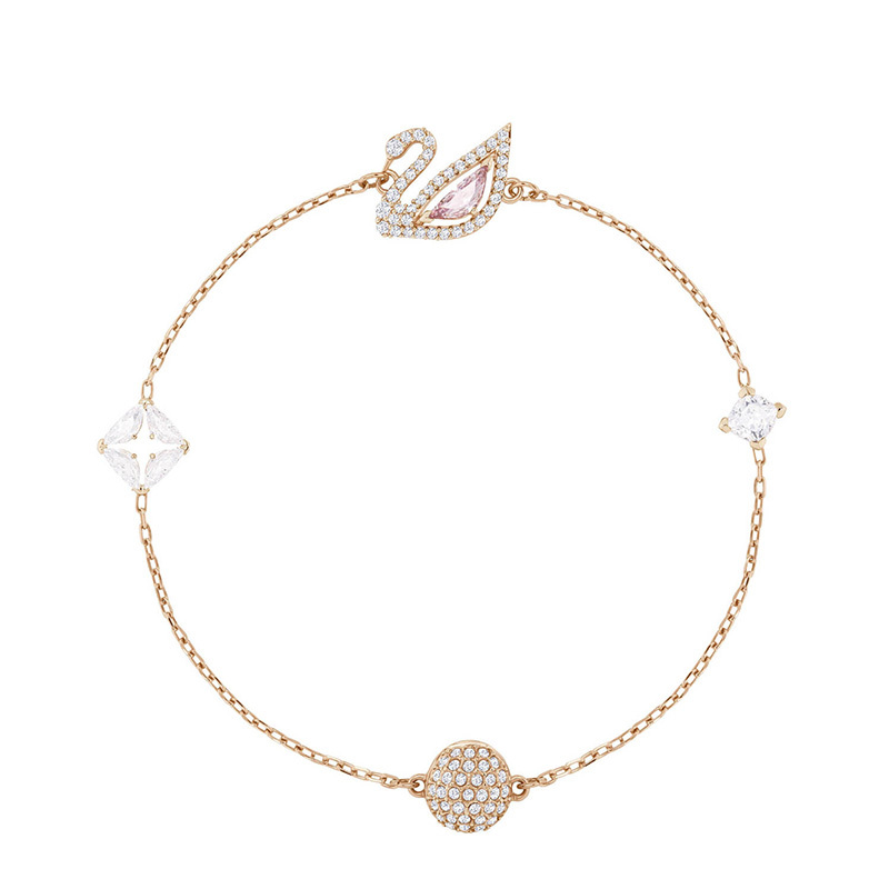Swarovski 施华洛世奇 女士浪漫人造水晶天鹅球形搭配手链 5485876