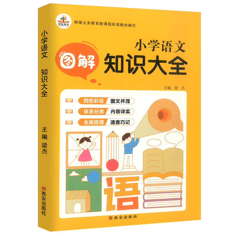 [全3册]知识大全 全国通用 小学通用 [正版]小学语文知识大全人教版全国通用 小学生一二三四五六年级语文基础知识手册重高清大图