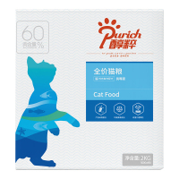 Purich醇粹猫粮 优选成猫馋嘴猫粮2kg 口感丰富 美短英短折耳布偶田园猫