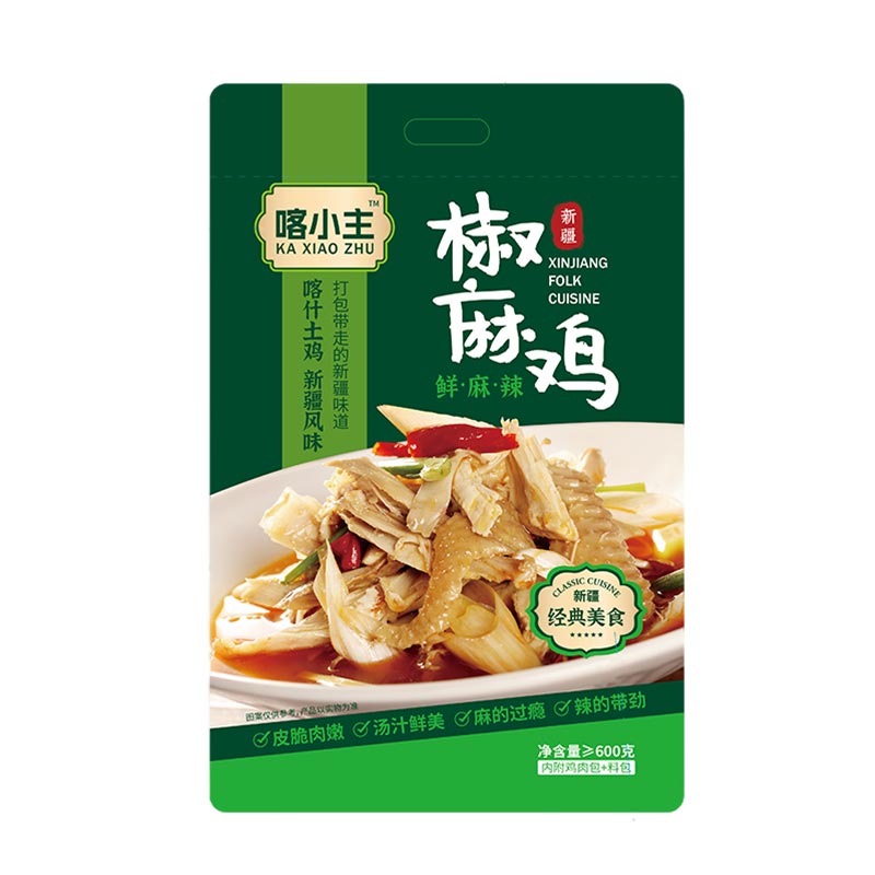 新疆特产新疆喀小主椒麻鸡600g高清大图