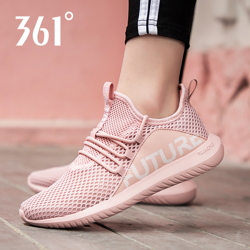 361女鞋跑步鞋夏季透气网鞋网面鞋子361度跑鞋休闲鞋鞋女