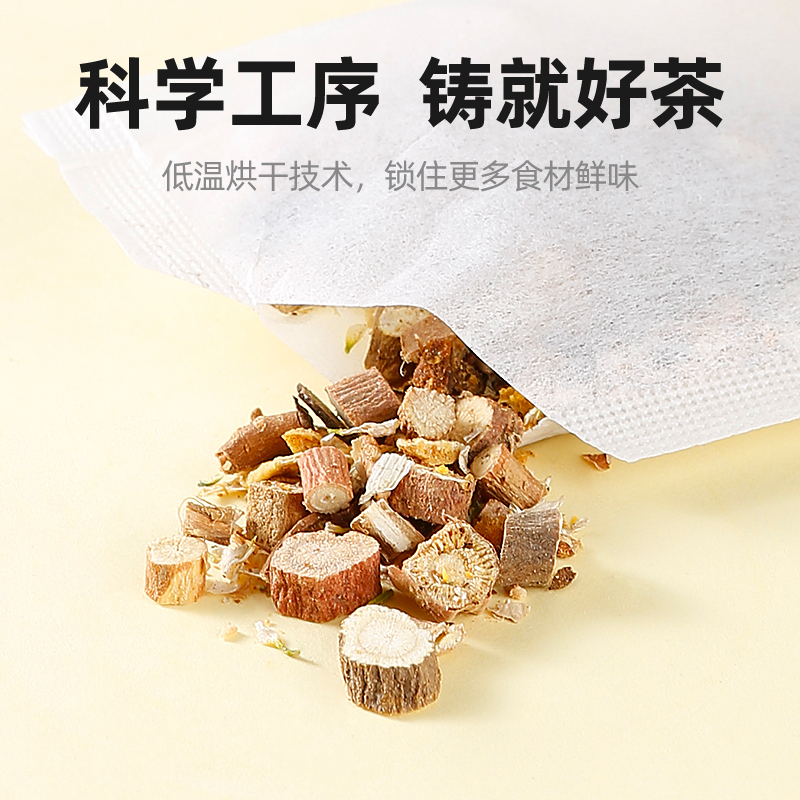 杞里香胖大海菊花茶决明子茯苓红豆薏米芡实茶
