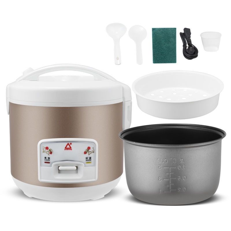 西施煲大容量电饭煲3-5l多功能宿舍家用电饭锅2-8人|黑晶钢色豪华款 5