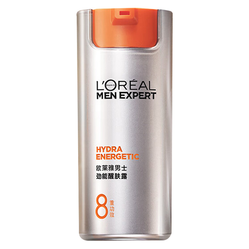 欧莱雅醒肤露8重功效补水保湿润肤紧致细腻平滑男士款50ml