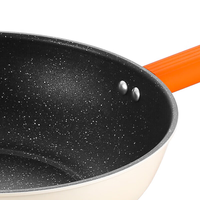 德世朗(DESLON) 锦橙精铁不粘锅三件套 DFS-TZ936B高清大图