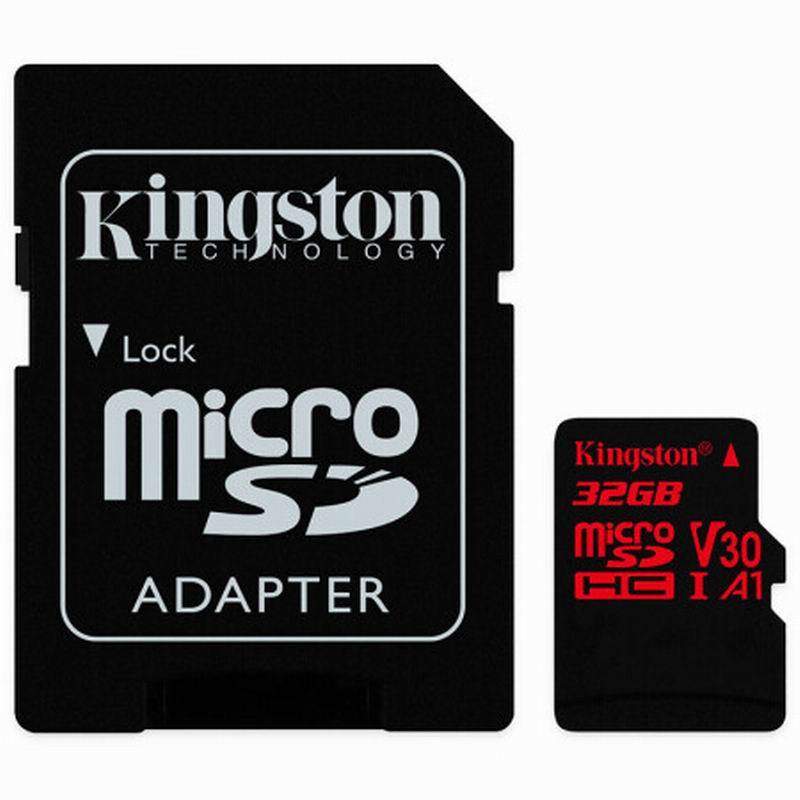 金士顿(KINGSTON) TF卡32G(读100m写70m) MicroSD卡,车载存储/手机通用,支持4K