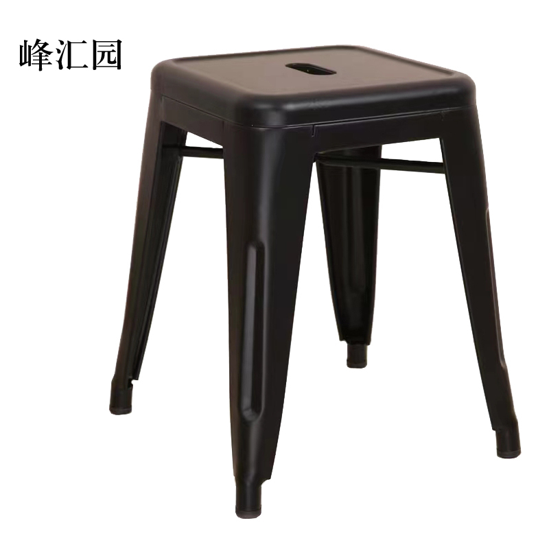 峰汇园工业风金属方凳300*300*450mm[工厂现做 7天内发货]