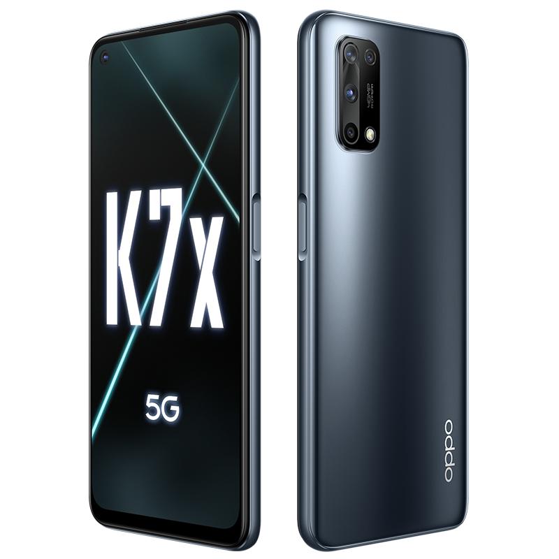 OPPO K7x 黑镜 8GB+256GB 全网通 双模5G 30W闪充4800万四摄 5000mAh长续航 90Hz电竞屏 拍照美颜游戏智能手机