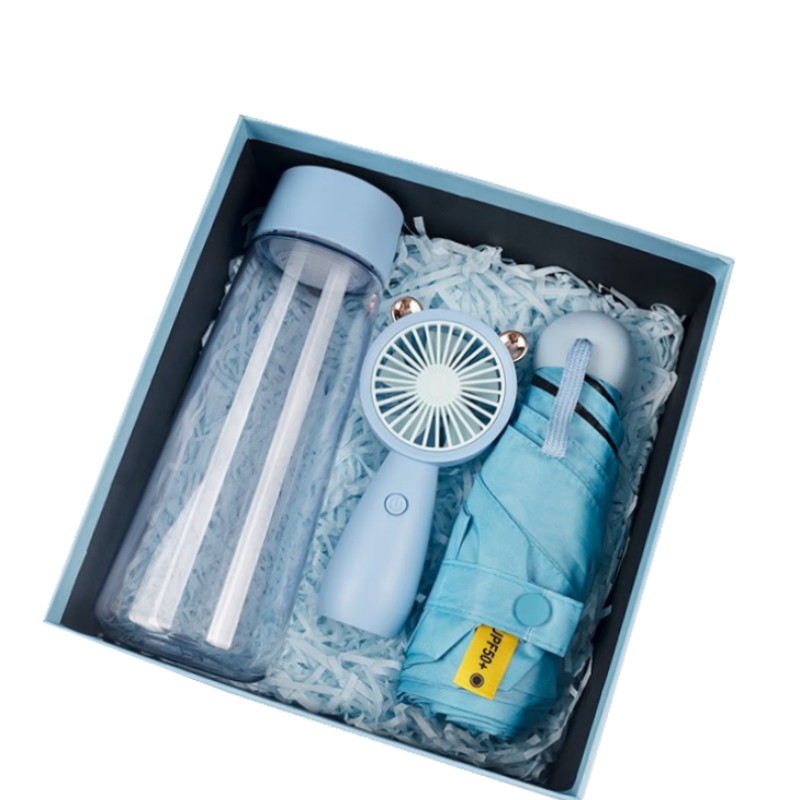 JOYTOUR运动水杯+小风扇+雨伞