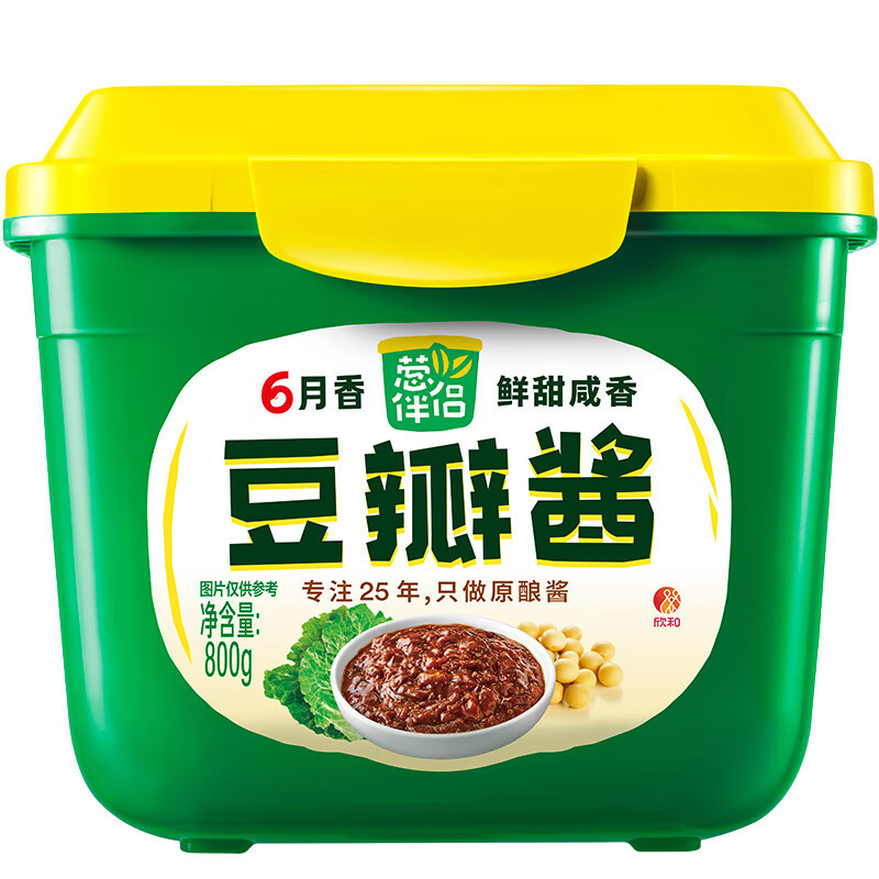 欣和葱伴侣豆瓣酱800g盒大豆原酿酱蘸拌爆炒烤冷面炸酱面酱
